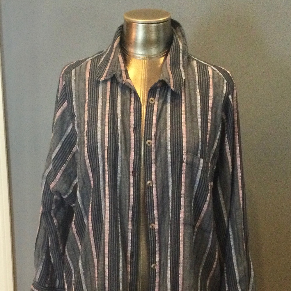 Pilcro Striped Tunic Top